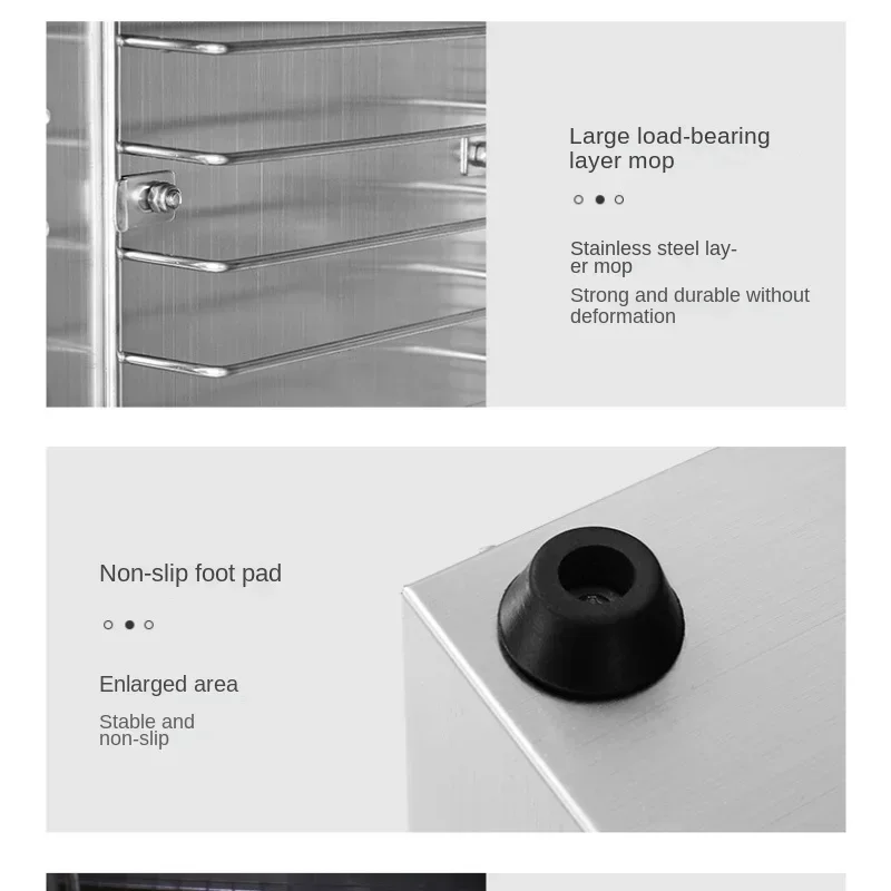 6/8/12/18 Layers Home Fruit Air Dryer Vegetable Snacks Meat Medicinal Materials Fruit Smart and Commercial Food Dehydrator 2