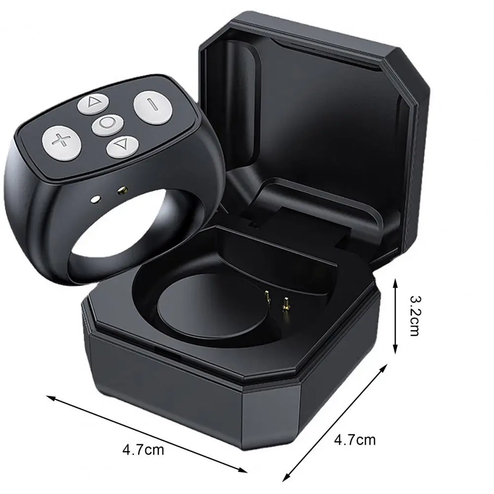 Wireless Remote Control Effortless Page Turning Stunning Photos/Videos Multi-purpose Bluetooth-compatible 5.3 Remote Control