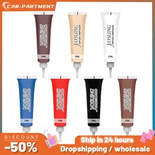 JOSHNESE 카시트 가죽 수리제 비닐 수리 키트, 자동차 계기판, 소파 코트, 젤 클리너 크림, 7 색, 20ml