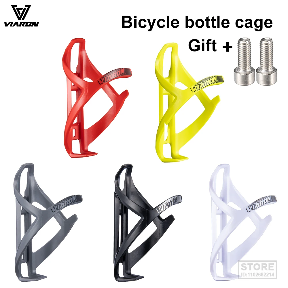 

VIARON MTB Plastic Bicycle Water Bottle Cage For Mountain Road Bike Cycling Holder Cycle Equipment Accessories