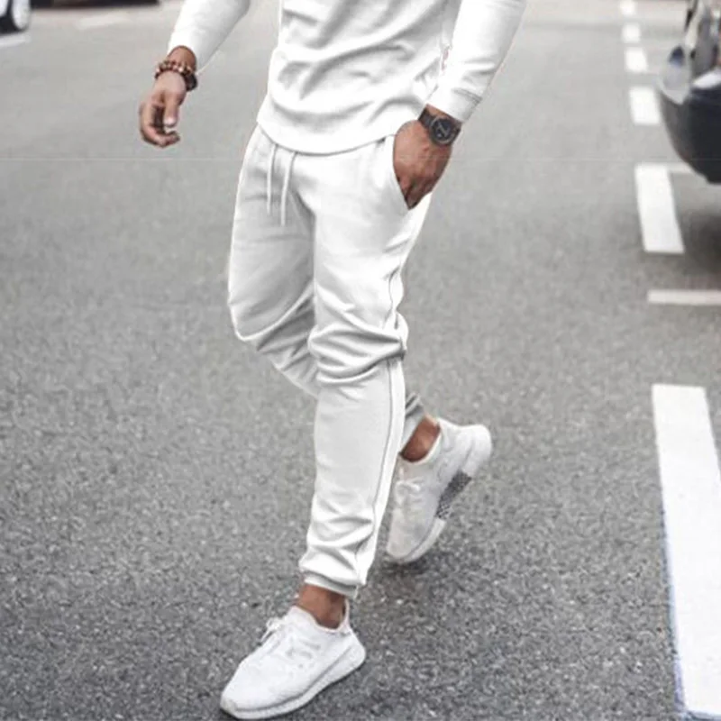 2024 New Summer Loose Casual Knitting Retro Solid Color Men's Wear Handsome O Neck Long Sleeve Suit Chic Y2K Folds Tops