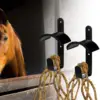 2 Pieces Horse Bridle Hooks Horse Bridle Hanging Hooks Hanger Equestrian Equipment Bridle Holders for Horses Halter Hooks 4