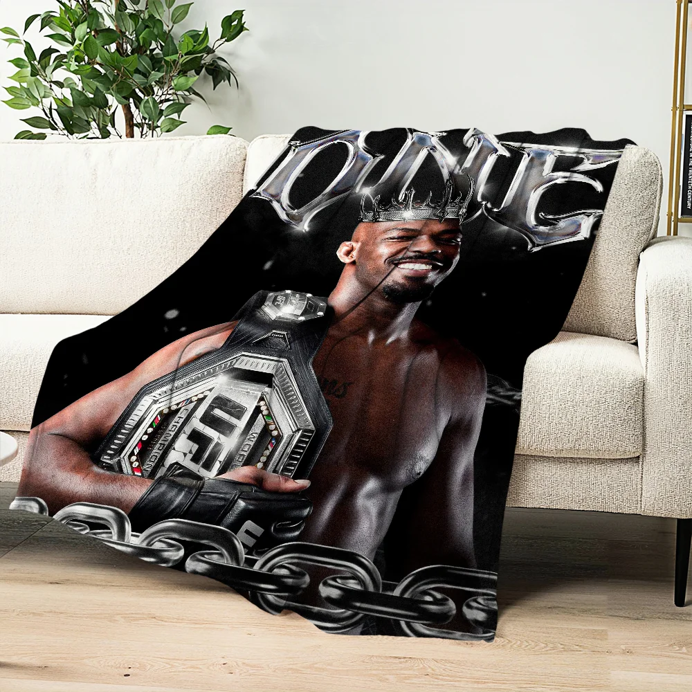 J-Jon J-Jones U-UFC Blanket Skin friendly comfort warm soft plush blanket suitable sofa living room office bedroom 5