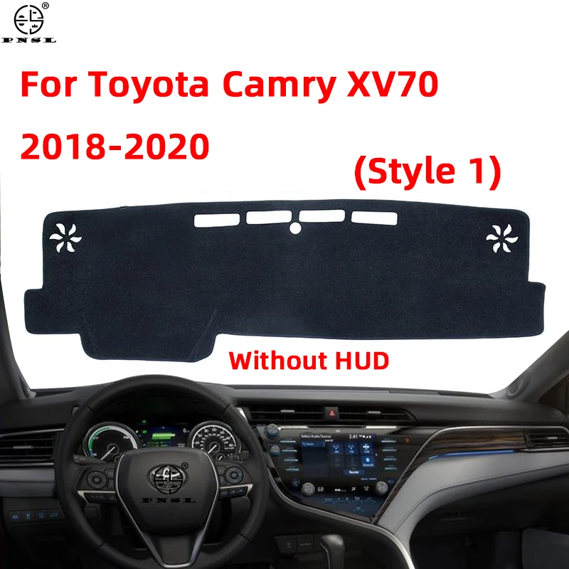 

Чехол для приборной панели Toyota Camry 70 XV70 8th 2018 2019 2020, коврик для приборной панели, коврик для салона автомобиля, накидка, защита от солнца