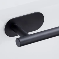 50 ซม.สแตนเลสชั้นวางผ้าเช็ดตัวห้องน้ําไม่มีเจาะSelfกาวติดผนังผ้าเช็ดตัวเสื้อผ้าชั้นวางผู้ถือแขวนHome Bath Rack 5