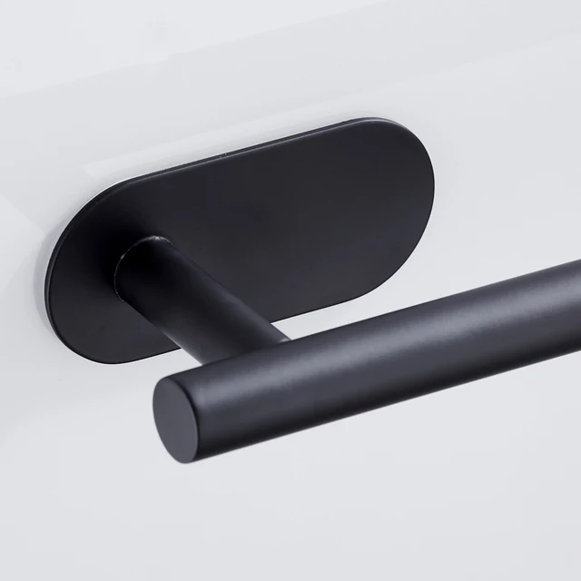 50 ซม.สแตนเลสชั้นวางผ้าเช็ดตัวห้องน้ําไม่มีเจาะSelfกาวติดผนังผ้าเช็ดตัวเสื้อผ้าชั้นวางผู้ถือแขวนHome Bath Rack 5