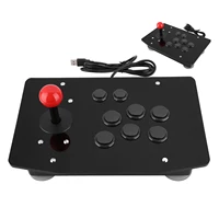 Retro Arcade Console Game Joystick Rocker Fighting Controller Game Joystick 8 Button Game Handle Controller Black USB Joystick - Image 6