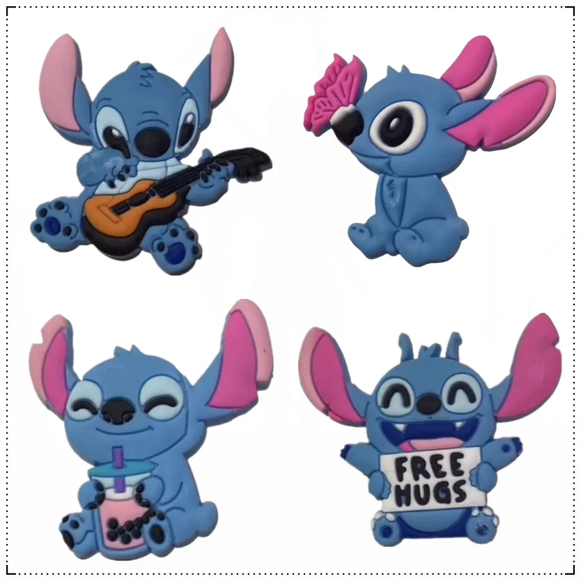 AnimalCrocsCharmsDisneysAccessoriesShoesStitchCuteCartoonBuckleAnimeWholesalePVC