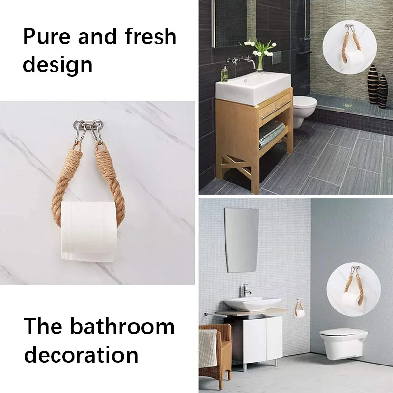 Rope Toilet Paper Holder