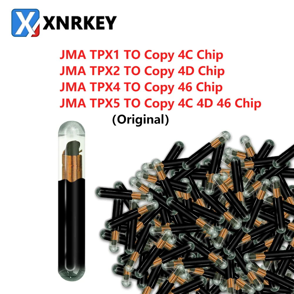 XNRKEY JMA TPX1/TPX2/TPX4/TPX5 клон чипа транспондера для копирования 4C 4D 46 Toyota Nissan Ford Hyundai Kia Mazda