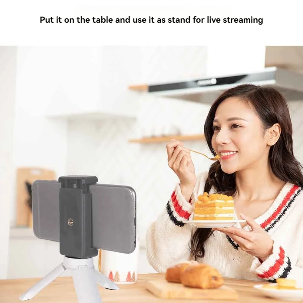 Mini Tripod Phone Stabilizer for Enhanced Photography & Videography White