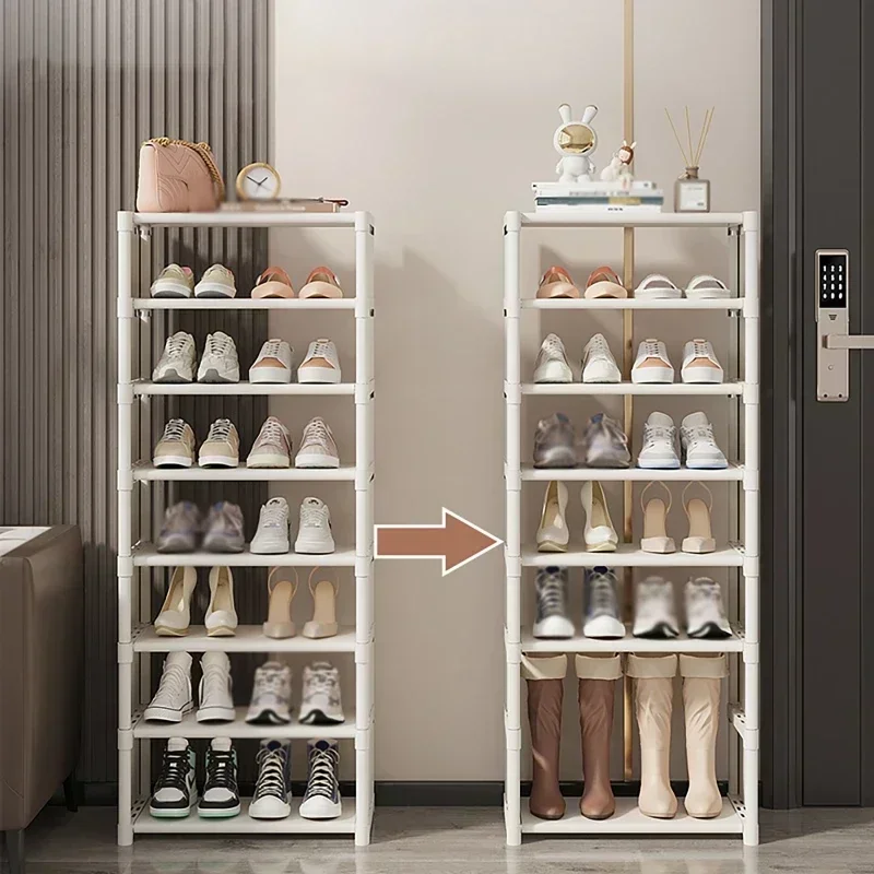 Shoe Cabinet Shoe Organizer Shoe Rack Clothes Rack for Corridor Storage
