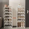 Corridor Cover Standing Coat Rack Shoe Organizer Shoe Cabinet Storage Narrow Small Shoemaker Shoerack Hanger Shoe-shelf 2