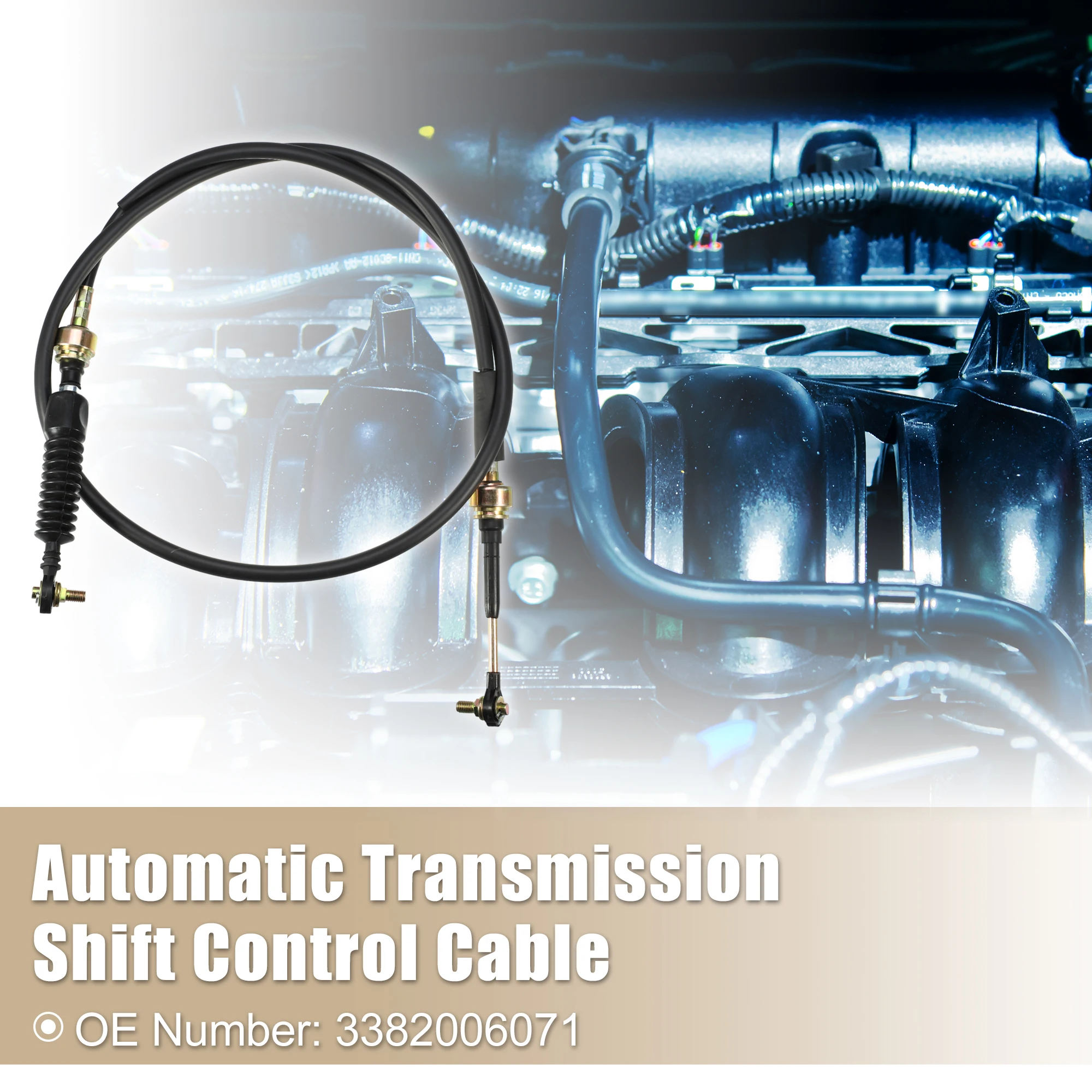 X Autohaux Automatic Transmission Shifter Cable Gear Shift Control Lever Selector Cable No.3382006071 for Toyota Camry 1997-2001