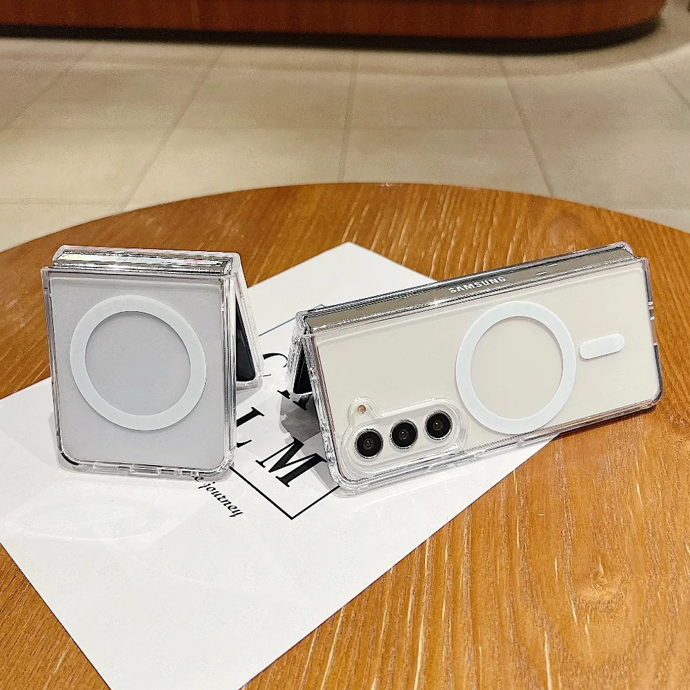 Magsafe Transparent Shockproof Acrylic Slim Phone Case