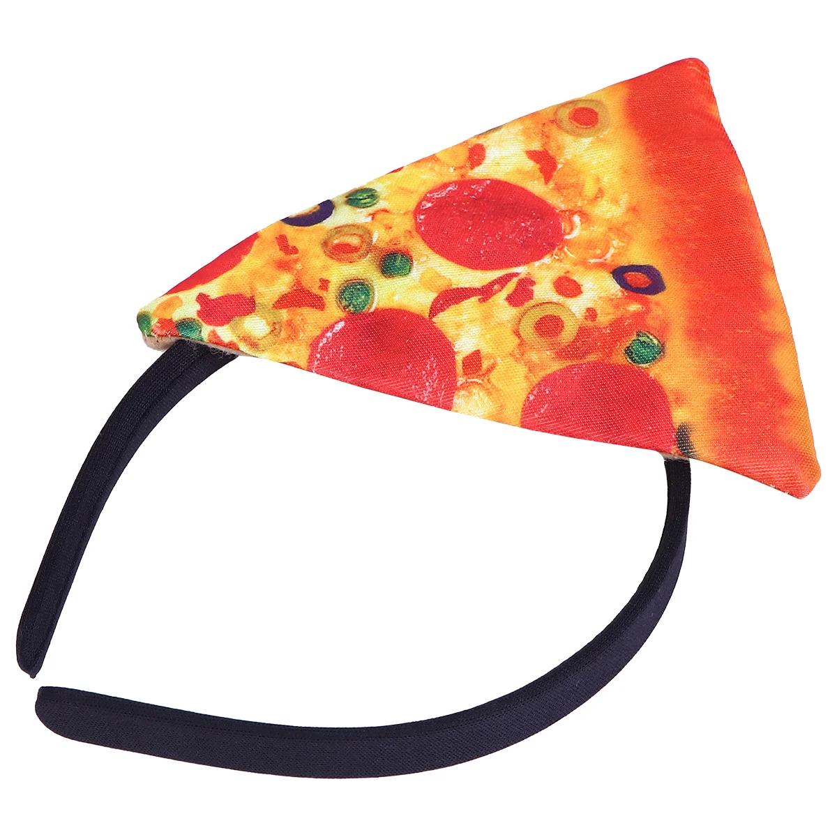 

Hair Pizza Shape Headband Fancy Dress Costume Hairband