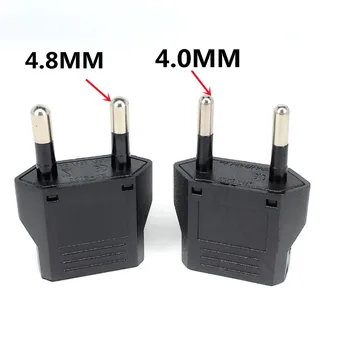 1-20 pçs ue euro kr plug adaptador eua para ue plug adaptador de viagem kr ue adaptador elétrico ue kr plug conversor soquetes de energia tomada ac 1