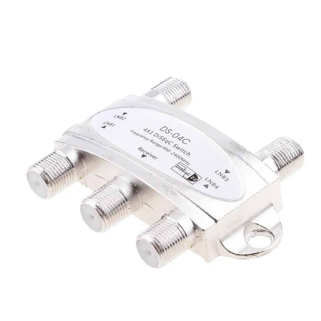Satellite TV Switch Wideband 4x1 Premium DiSEqC 1.0 2.0 Model
