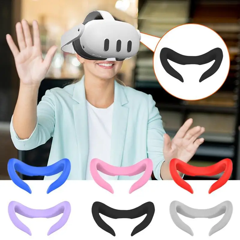

Сменная силиконовая крышка для глаз VR Подушечка Для лица, сменная Крышка для глаз с защитой от пота, чехол для кронштейна VR Fitness, Active Air