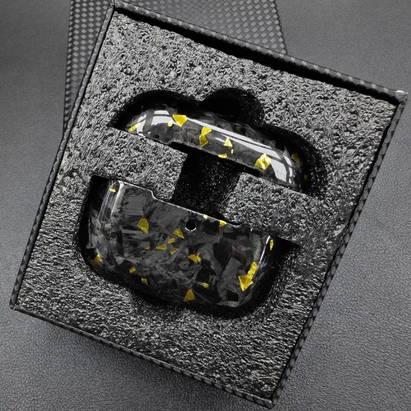 Carbon Fiber Wireless Charging Headphone Case - Ultra Slim Protective Cover