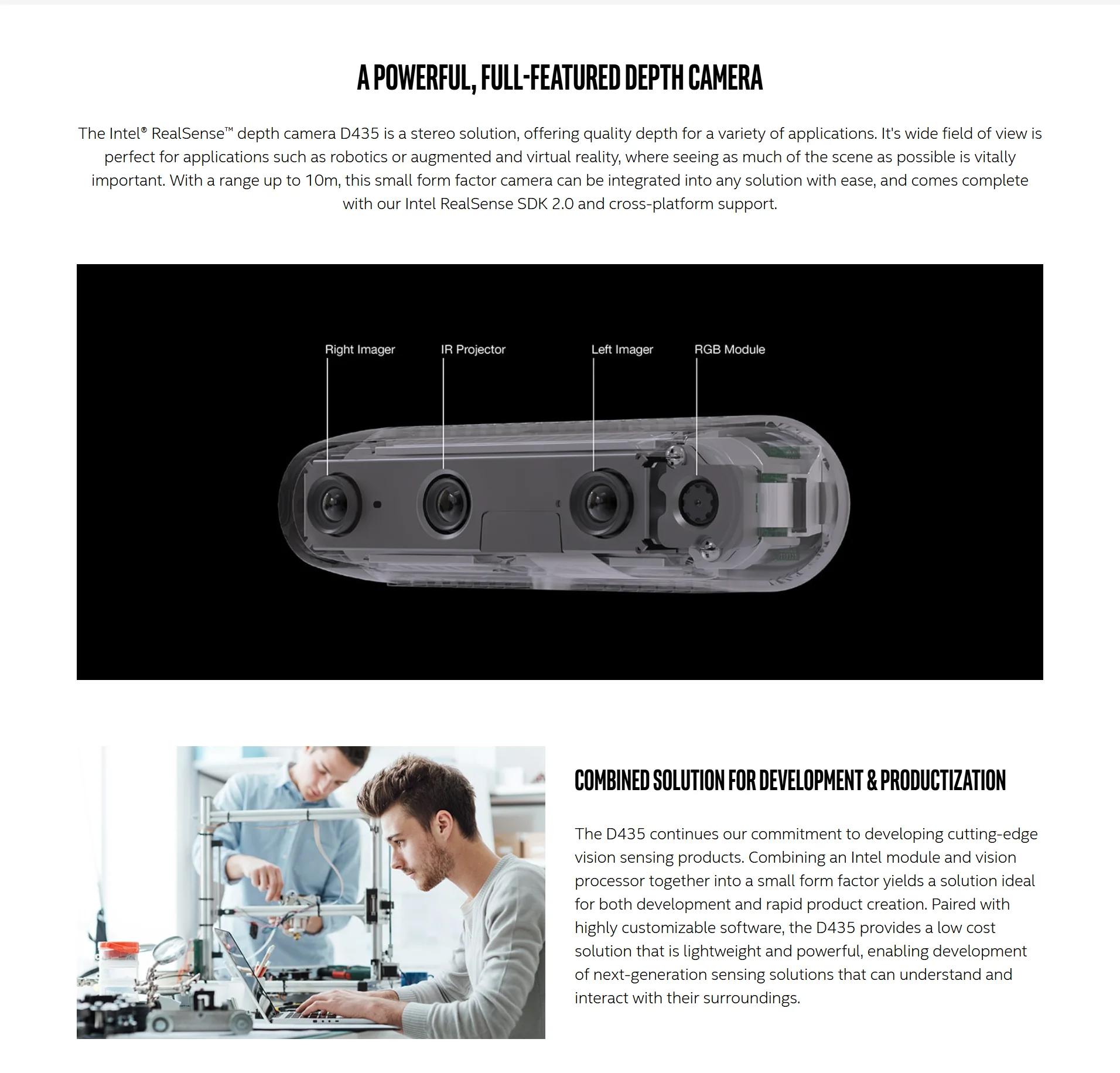 Intel RealSense Depth Camera D435
