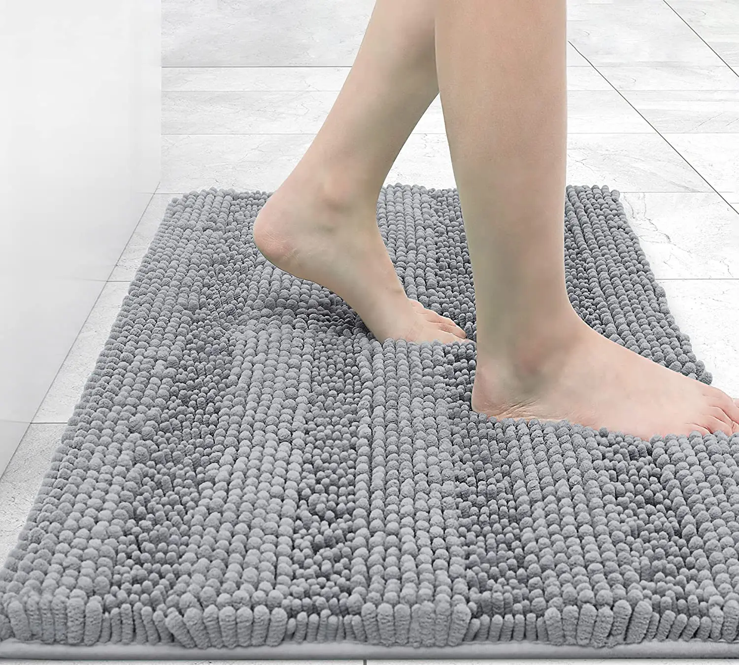 

Bathroom Rug Mat,Extra Thick and Absorbent Bath Rugs,Non-Slip Soft Plush Shaggy Bath Carpet,Machine Wash,Bath Mats for Bathroom