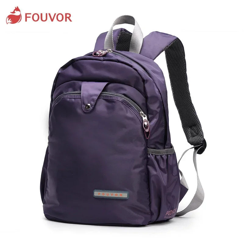 Fouvor Fashion Oxford Computer Backpack for Women Large Outdoor Zipper Travel Bags Canvas Multifunctional School Bags 2587-11 4