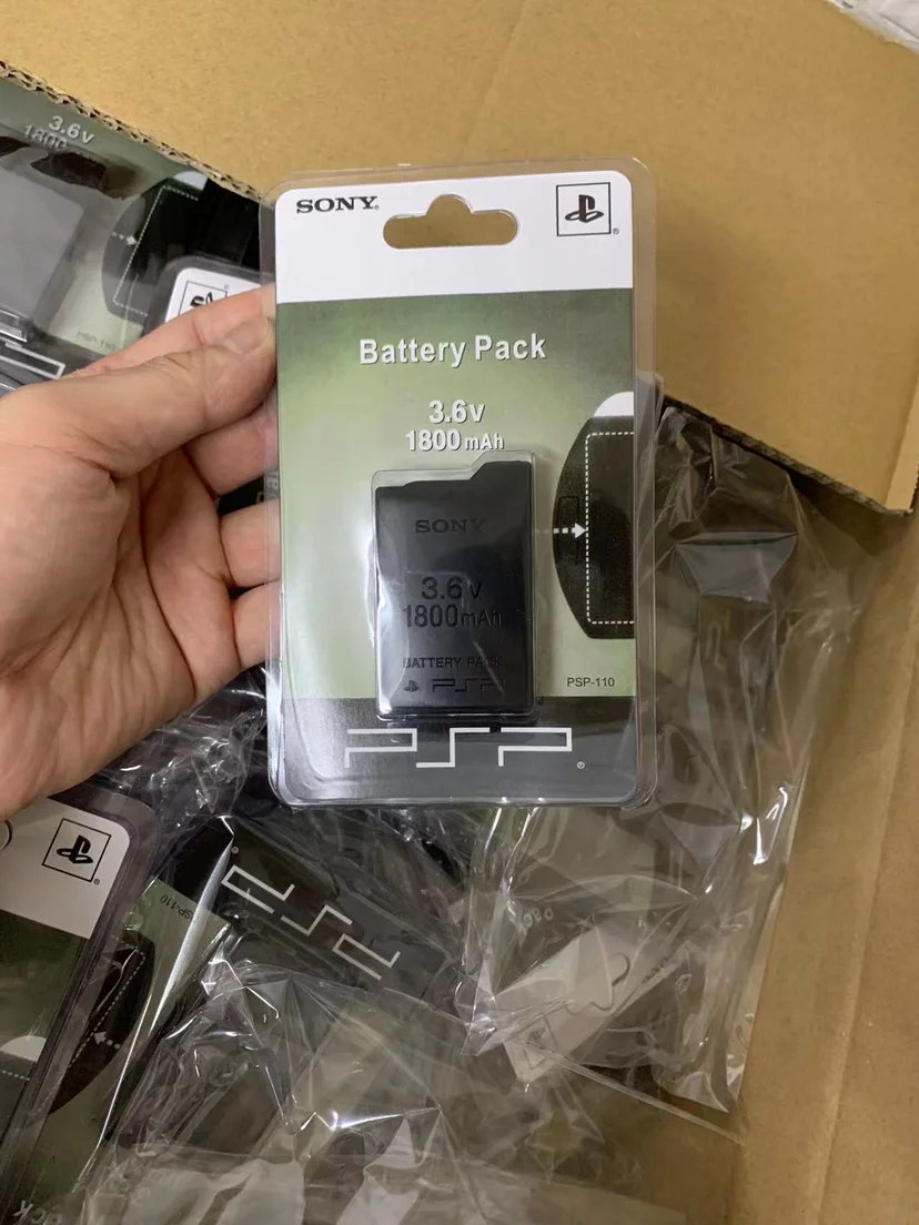 PSP1000型 2個3.6v 1800 3600mahの充電式バッテリーソニーPSP-110 PSP-1001