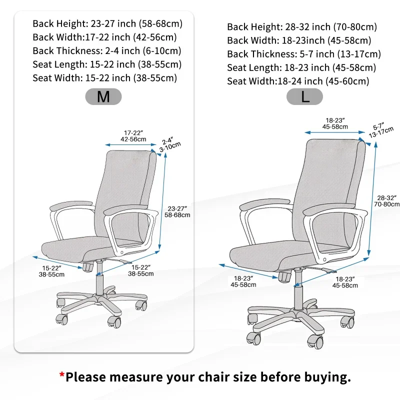 Jacquard Office Boss Chair Cover Elastic Boss Rotating Computer Chair Seat Case Stretch Gaming Chair Covers with Armrest Covers 2