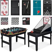 13-in-1 Combo Game Table Set for Home, Game Room, Friends & Family w/Ping Pong, Foosball, Basketball, Air Hockey, Archery 1