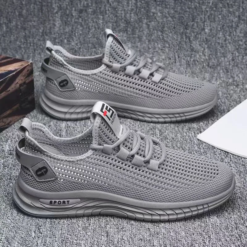 Men Shoes - Casual Summer High Quality Mesh Sneakers - Lightweight Breathable Trainers (1U12)(1U15)