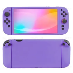 Silicone Split Anti - Slip Protective Cover for Nintendo Switch Console (Purple)