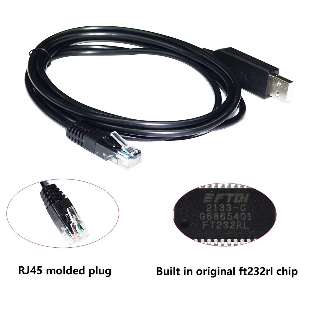 Ftdi Ft232rl Usb Uart Ttl para Rj45 Adaptador Eqmod Cabo para Skyverer Eq3 Pro Eq5 Heq5 Syntrek Eqm35 az Eq5-gt Eq6-r az Eq6-gt