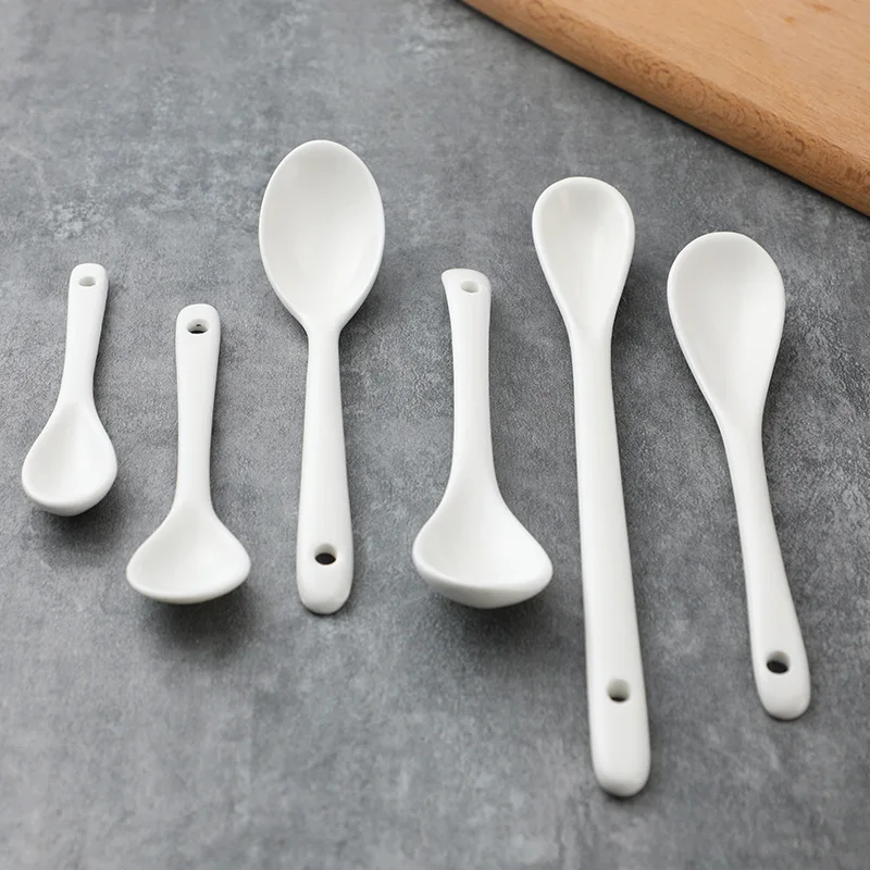 5 Pezzi Cucchiaio In Plastica Colorato, Riutilizzabile Cucchiaio di