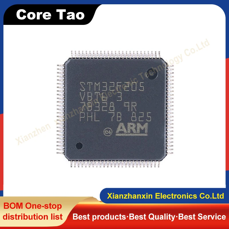 

1PCS/LOT STM32F205VBT6 32F205VBT6 VBT6 LQFP-100 Single-chip microcomputer chip micro controller