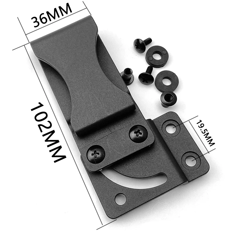Universal K Sheath Waist Clip KYDEX Making Scabbard Clip K Sheath Accessories Carry KYDEX Tool With Screws knife scabbard car dryer