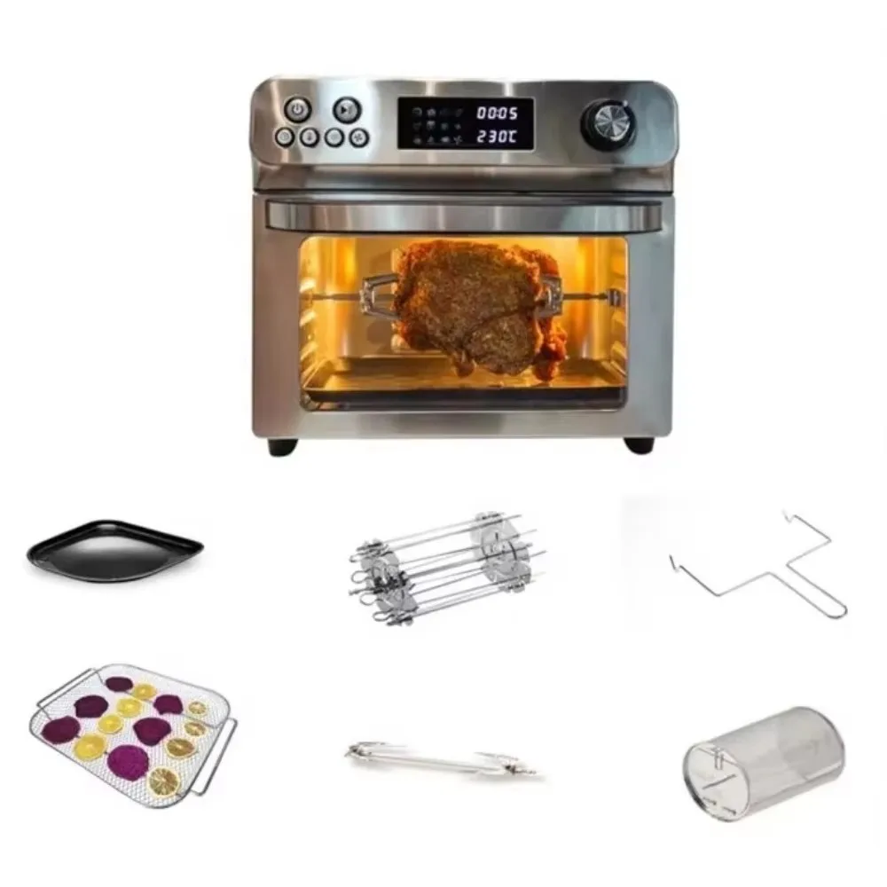 Hot Sale 24L Liter 1800w Factory Price Healthy Digital Air Fryer The Power 360 Digital Manual Air Fryer Oven