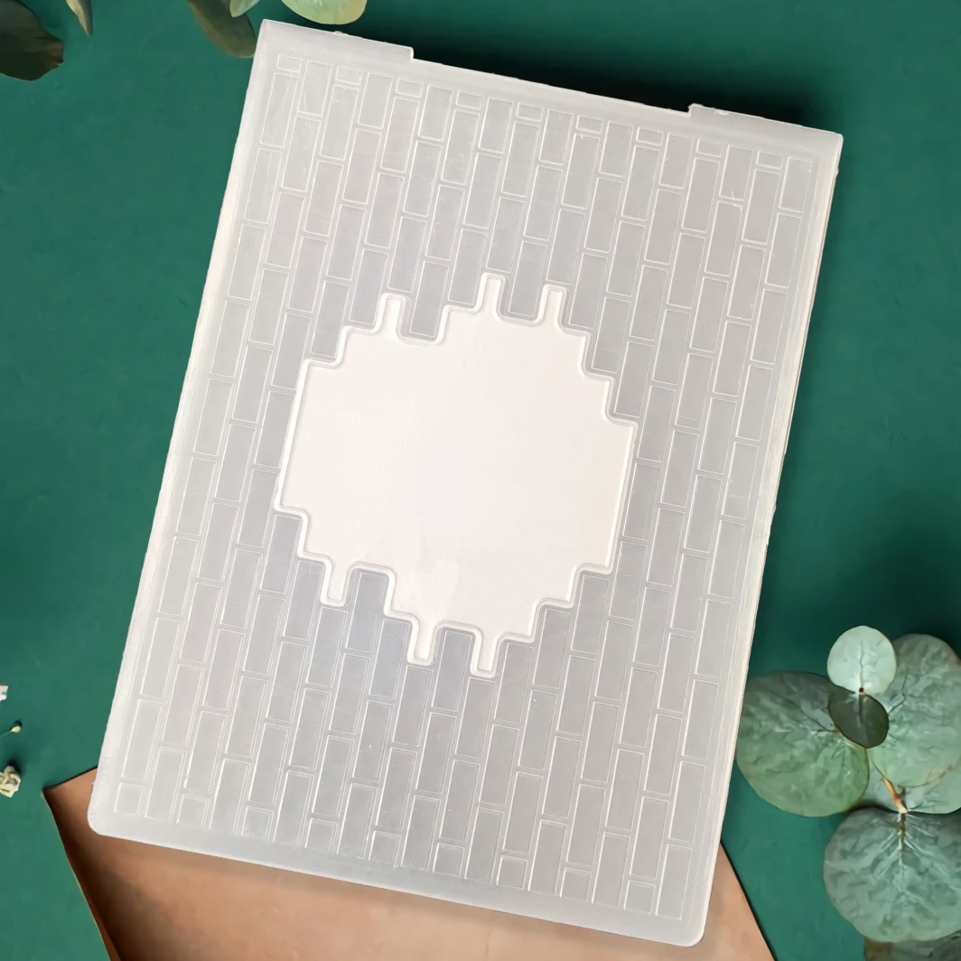 Plastic Embossing Folder Boat Wall Butterfly Leaves Design DIY Paper Card Decoration Scrapbooking