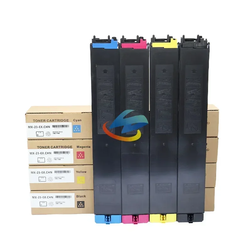 4PCS MX23 EX CHN Toner Cartridge Compatible for Sharp MX1810 2010 2310 2314 2614 2616 3111 3114 3116 MX- 2318 2338 2638 3138