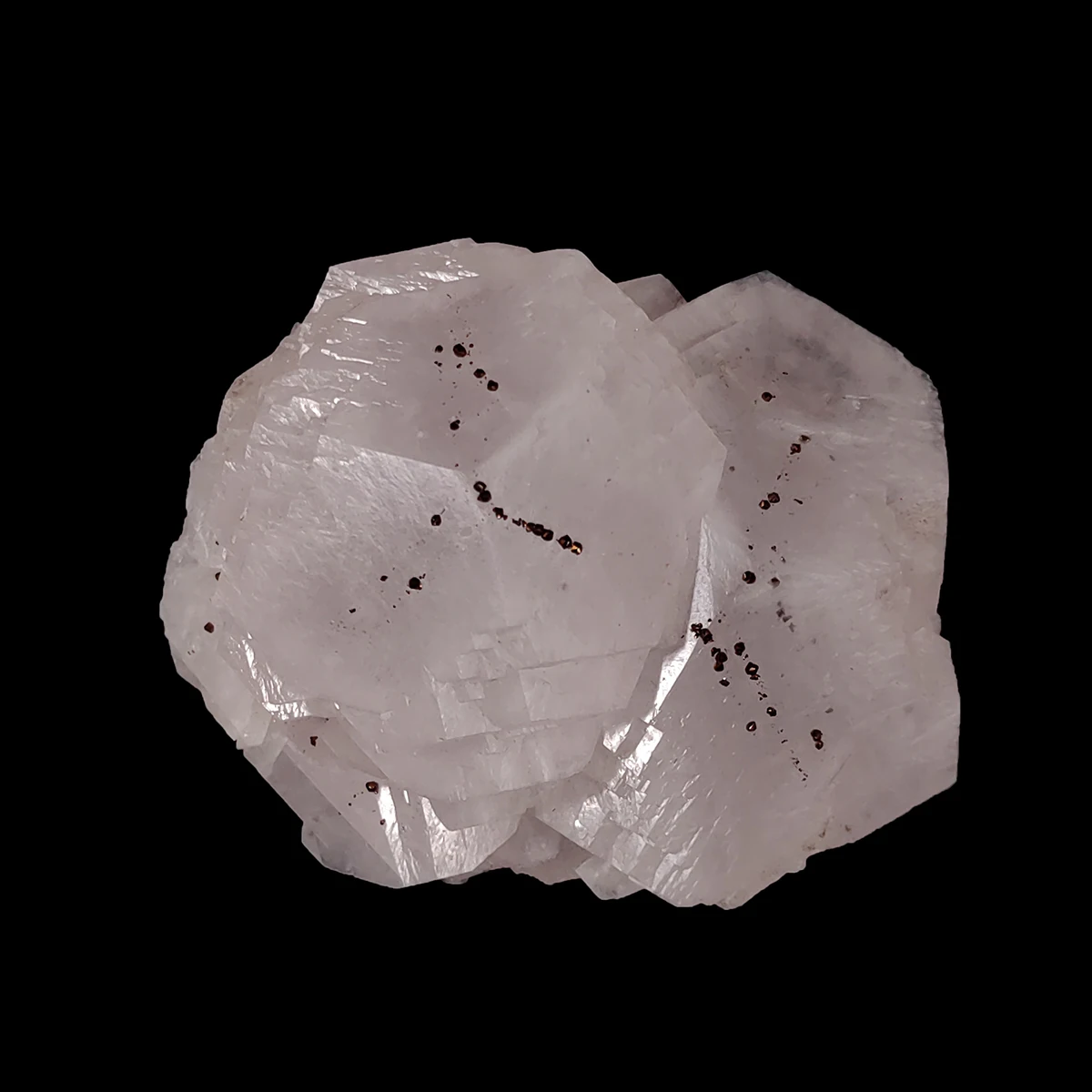 

C7-4A 100% Natural Pyrite Pink Calcite With Fluorescent Effect Rough Specimen Healing Crystal Stone