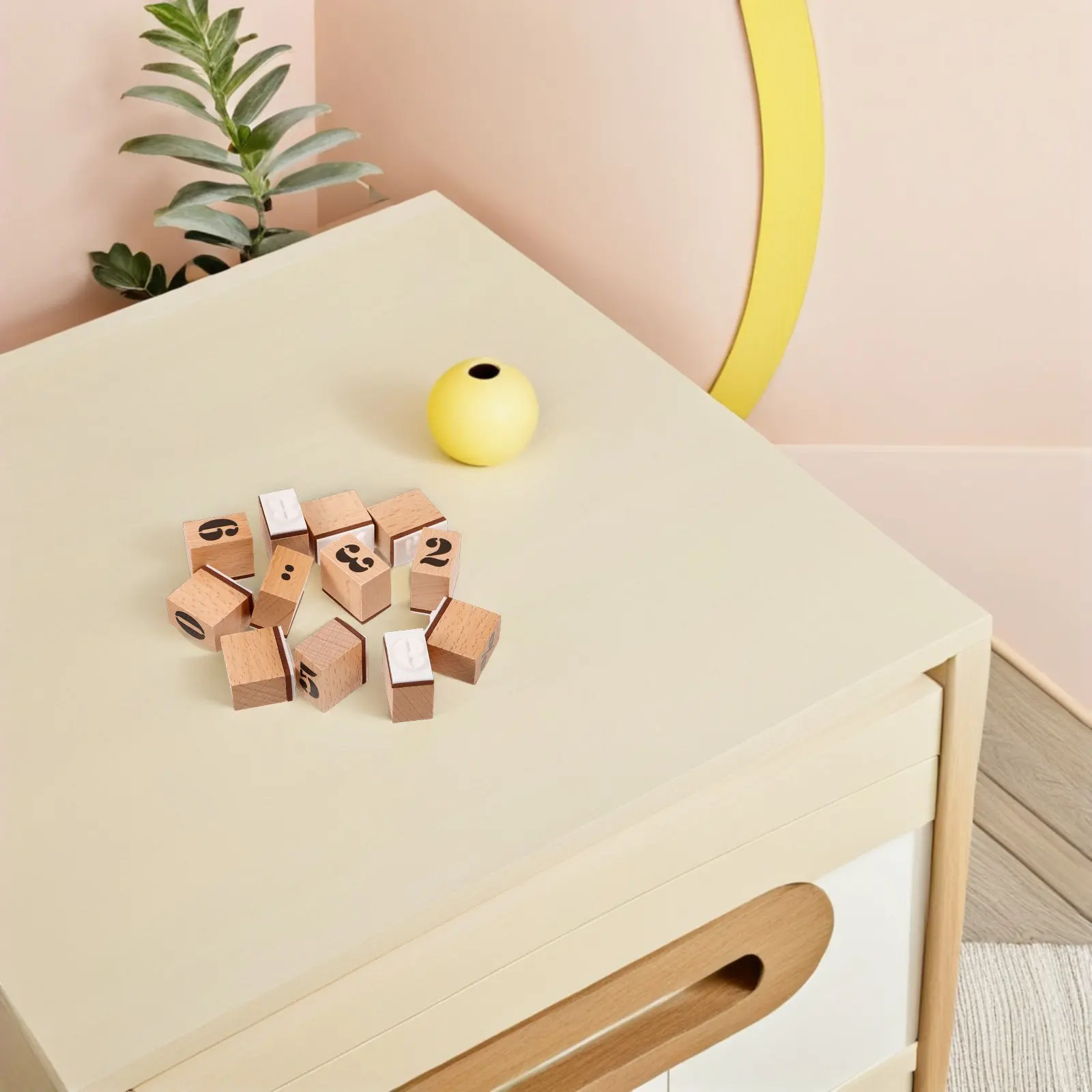 36개 스크랩북킹 나무 스탬프 0-9 정사각형 나무 숫자 스탬프 장 저널링 DIY 공예 날짜 기록 빈티지 스타일