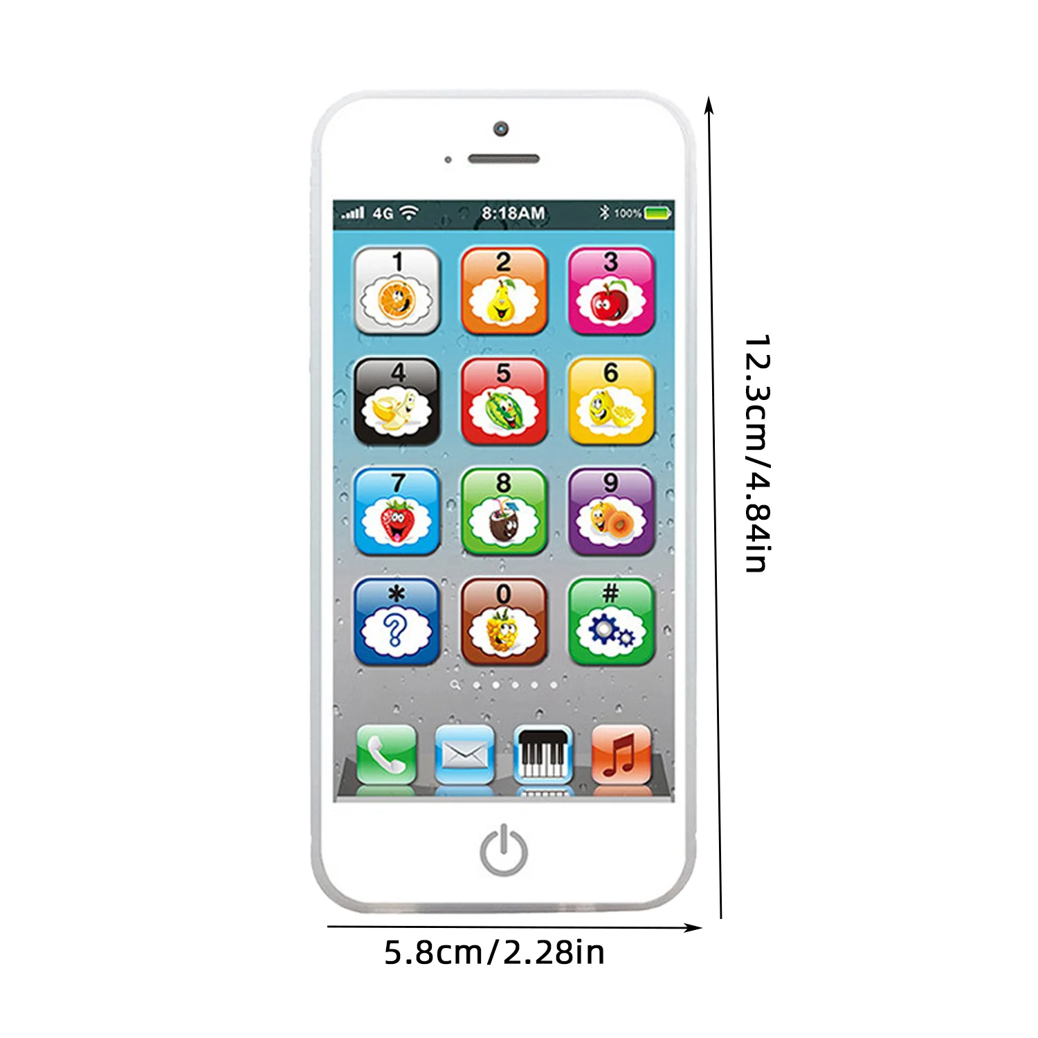 Children's puzzle toys, mobile phones, music, lighting, touch screens, learning toys, charging, English early education machines 2
