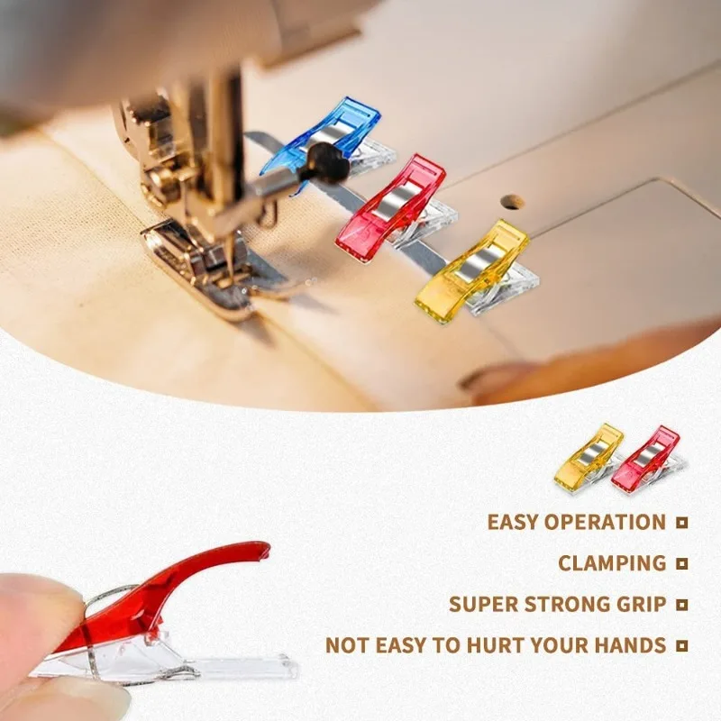 プラスチック製の縫製クリップ,キルティング,編み物,安全