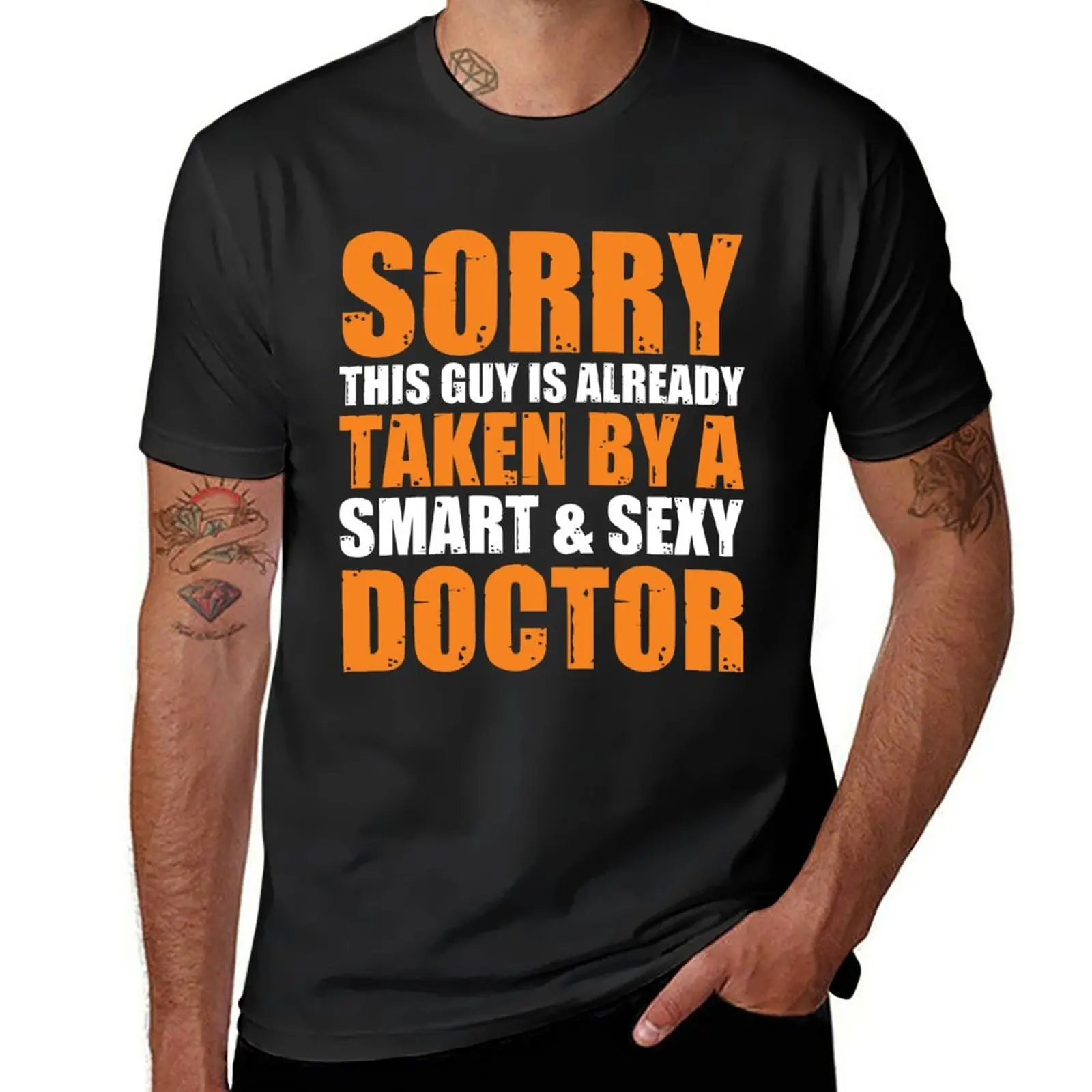 

New Doctor's Husband T-Shirt T-shirt for a boy boys white t shirts Short sleeve tee cute clothes tshirts for men