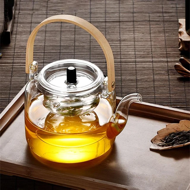 Glass Tea Maker Heat-Resistant Black Tea Pu'er Steam Teapot Household Water  Boiling Kettle Electric Ceramic Stove - AliExpress