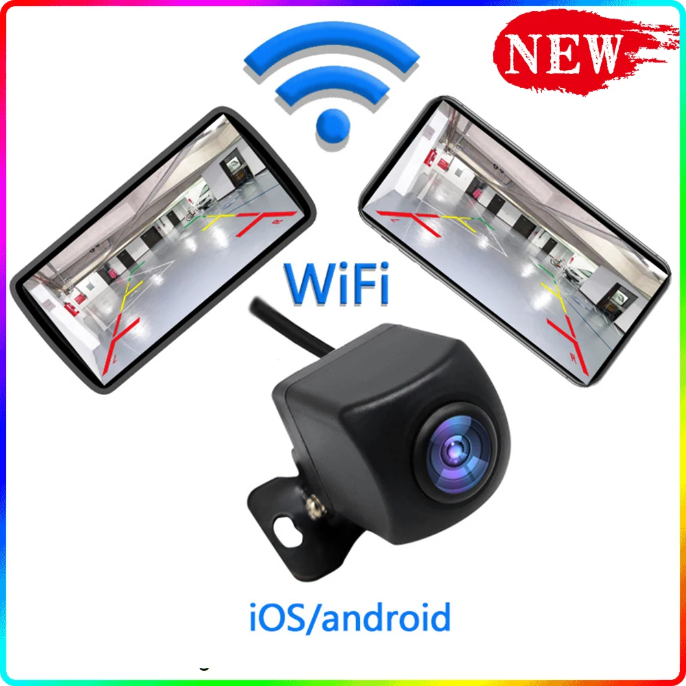 

Универсальная автомобильная камера заднего вида с поддержкой Wi-Fi, 170 градусов