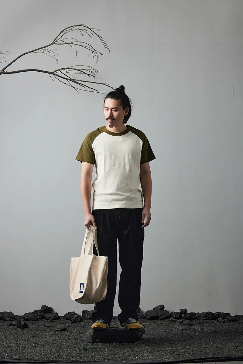 Akkad Kuti Japanese Retro Style Male, TShirts Student Casual Good Collocation Tee 100% Cotton - Uniqwear