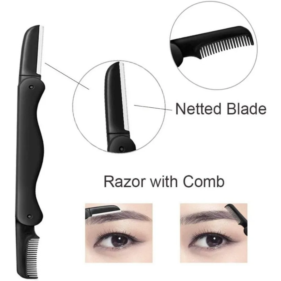 Eyebrow trimmer set eyebrow razor set eyebrow razor eyebrow trimmer 5 in 1 professional grooming set for women and men