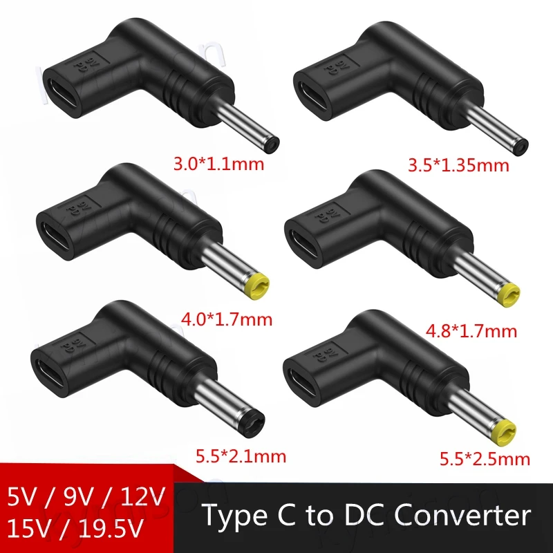 5V DC Power Cable, USB to DC 5.5x2.1mm Plug Charging Cord with 8 Connectors  Adapters fit for Speaker, Router, LED Light, Moon Lamp and More 5Volt 3Amp