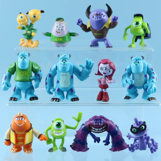 Disney Pixar MONSTERS INC and Monsters University Characters Toys (Lot of 9)